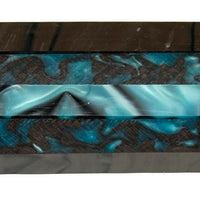 X Cool Mint Chocolate Acrylic Pen Blank 3/4"x3/4"x5" BTWPBM1237 1pc