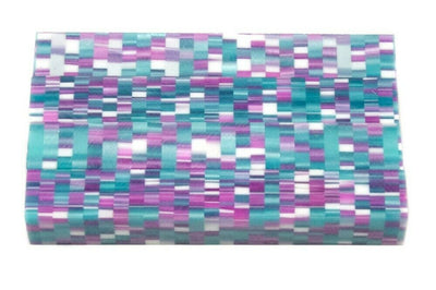 X Delphinium Matrix Acrylic Pen Blank 3/4