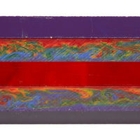 X Rainbow Mist Acrylic Pen Blank 3/4"x3/4"x5" BTWPBM1369 1pc