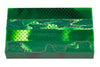 X Emerald Water Mesh Acrylic Pen Blank 3/4"x3/4"x5" BTWPBM1256 1pc