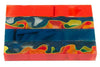 X Funhouse Acrylic Pen Blank 3/4"x3/4"x5" BTWPBM1278 1pc
