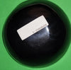 Polished buffalo horn bowl measuring 5" wide by 1 7/8" deep.