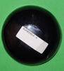 Polished buffalo horn bowl measuring 4" wide by 1 5/8" deep.