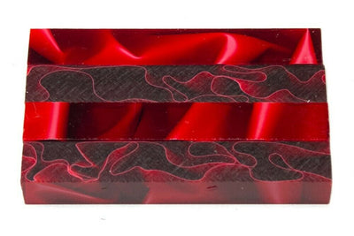 X Ruby Water Acrylic Pen Blank 3/4