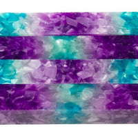 X Winter Blossum Acrylic Pen Blank 3/4"x3/4"x5" BTWPBM1439 (1 pc)