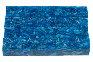 X Fractured Persian Acrylic Pen Blank 3/4"x3/4"x5" BTWPBM1036 (1 pc)