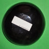 Polished buffalo horn bowl measuring 5" wide by 1 7/8" deep.
