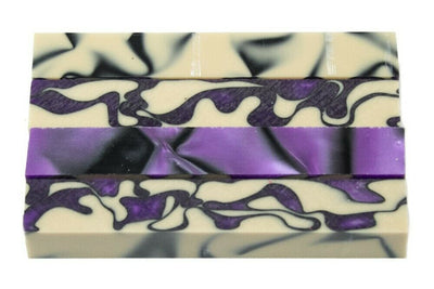 X Purple Sands Acrylic Pen Blank 3/4
