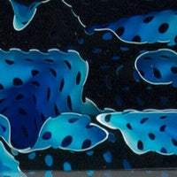 Blue Topaz Water Mesh BTW15GC5 Acrylic (1 pc) Turning 1 1/2"sq x 5"