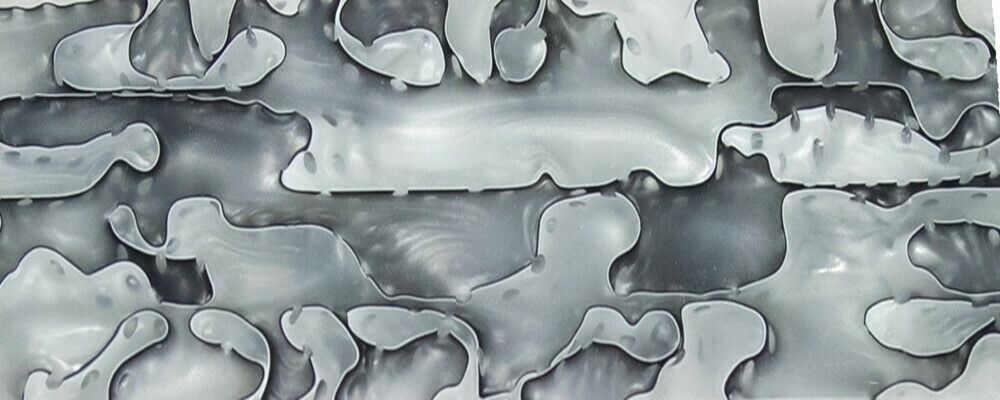 Snow Mesh BTW111GC5 Acrylic (1 pc) Turning 1 1/2"sq x 5"