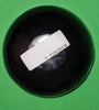 Polished buffalo horn bowl measuring 4" wide by 1 5/8" deep.