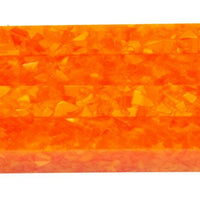 X Pumpkin Chunk Acrylic Pen Blank 3/4"x3/4"x5" BTWPBM1356 1pc