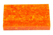 X Pumpkin Chunk Acrylic Pen Blank 3/4"x3/4"x5" BTWPBM1356 1pc