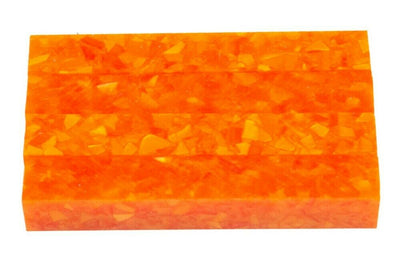 X Pumpkin Chunk Acrylic Pen Blank 3/4