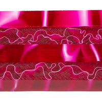 X Fuchsia Water Acrylic Pen Blank 3/4"x3/4"x5" BTWPBM1277 1pc