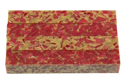 X Ruby Nugget Acrylic Pen Blank 3/4