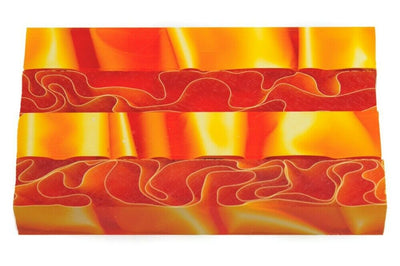 X Citrine Water Acrylic Pen Blank 3/4
