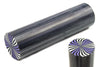Lilac Zebra Poly BTW129GC5 Acrylic (1 pc) Round Turning 1 1/2"sq x 5"
