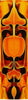Halloween Water Acrylic Mini Knife Scale (2pc) 3/4"x3/4"x5" BTWKSMINI1019 (1 pc)