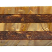 X Classic Gold Acrylic Pen Blank 3/4"x3/4"x5" BTWPBM1231 1pc