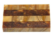 X Classic Gold Acrylic Pen Blank 3/4"x3/4"x5" BTWPBM1231 1pc