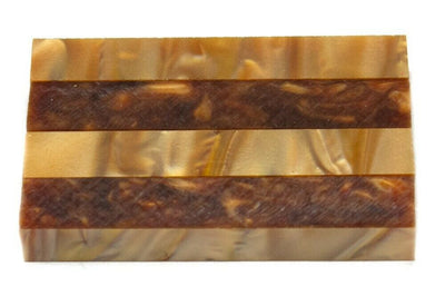 X Classic Gold Acrylic Pen Blank 3/4