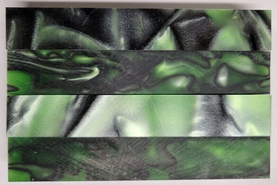 X Forest Green Acrylic Pen Blank 3/4