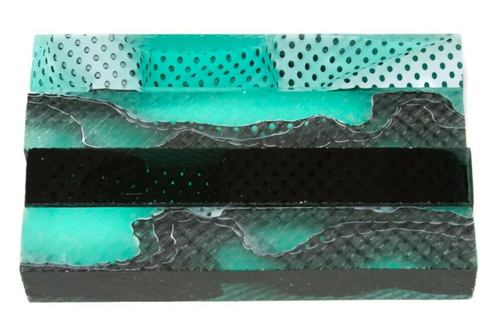 X Cool Mint Water Mesh Acrylic Pen Blank 3/4"x3/4"x5" BTWPBM1239 1pc