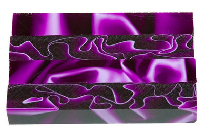 X Plum Water Acrylic Pen Blank 3/4