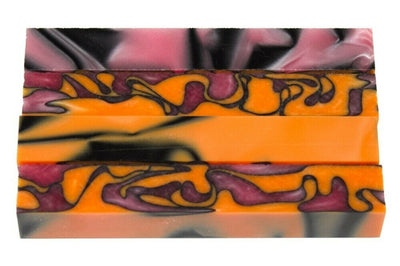 X Purple Pumpkin Acrylic Pen Blank 3/4