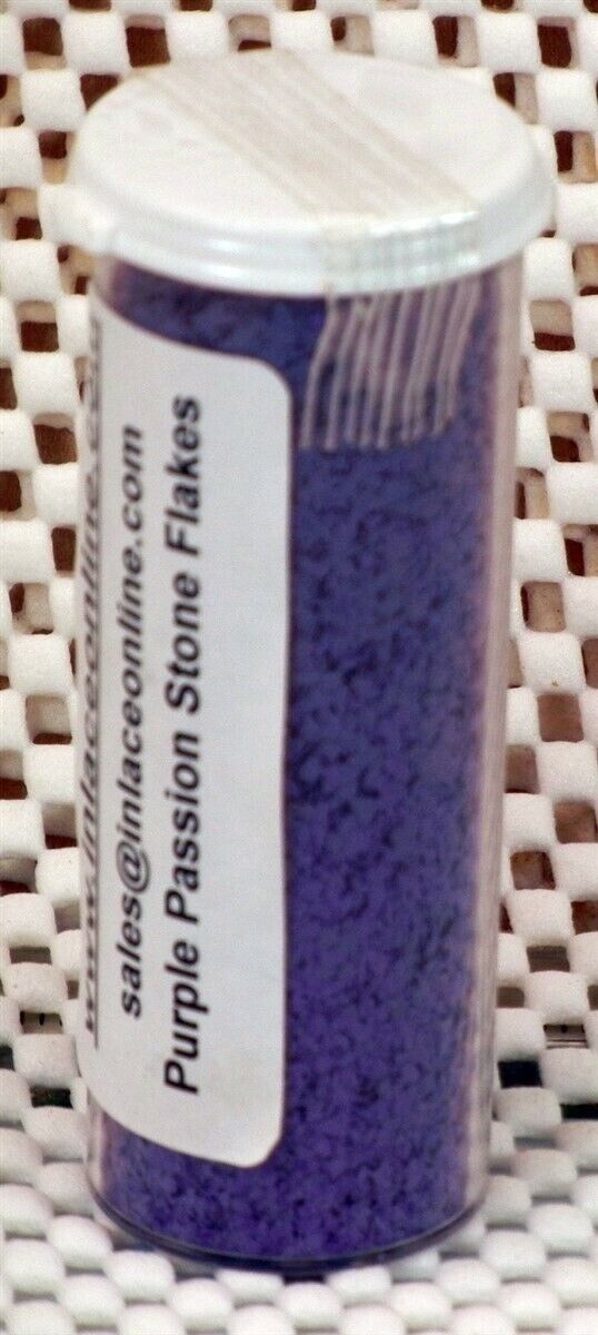 Inlace Stone Flakes  1.875 ounces  Purple Passion