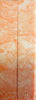 Orange Creamsicle Acrylester #52 (2 pc) Knife Scales 3/16" x 3/4" x 4" - 0871