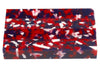  Patriotic Confetti Acrylic Pen Blank 3/4"x3/4"x3" BTWPBM1122SHORT (1 pc)