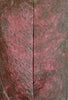 Red Russet Acrylester #09 (2 pc) Razor Knife Scales 3/16" x 2" x 6" - 2059