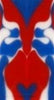 Old Glory Acrylic 22 2 pc Mini Knife/Razor Scale  3/16"x3/4"x3"