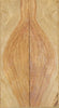 Rosewood Honduran Burl Swirly (2 pc) Knife/Razor Scale  1/4"x1 1/2"x6"      703