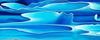 Blue Topaz Water BTW14Mini Acrylic (2 pc) Mini Knife Scales 3/16" x 1" x 6"