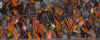 Fractured Lava BTW53KSM Acrylic (2 pc) Knife Scales 1/4" x 1 1/2" x 6"