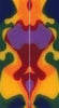 Rainbow Acrylic 27 2 pc Mini Knife/Razor Scale  3/16"x3/4"x5"
