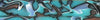 New Turquoise Moon BTW79PBL Acrylic Pen Blank 1" x 1" x 6"