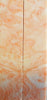 Orange Creamsicle Acrylester #52 (2 pc) Knife Scales 3/16" x 1" x 4" - 0869