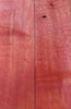 Box Elder w Red Dye (2 pc) Razor Knife Scales 3/16" x 2" x 6" 