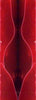 Raspberry Swirl Acrylic #05 2 pc Mini Knife/Razor Scale  3/16"x3/4"x3"