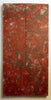 Crimson & Silver Acrylester #40 (2 pc) Knife Scales 3/8" x 1 1/2" x 6" - 1544