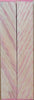 Hybrid Tiger Oak-Pink (2 pc) Knife Scales 1/4" x 3/4" x 5" - (44)