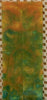 Green & Gold Inlace Acrylester #49 (2 pc) Mini Knife Scale  3/16"x1"x5"    001