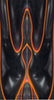 Midnight Racer Acrylic 2 pc Mini Knife/Razor Scale  3/16"x3/4"x3"