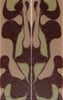 Chocolate Pistachio Acrylic 2 pc Mini Knife/Razor Scale  3/16"x3/4"x5"
