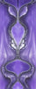 Grape Mesh Acrylic 2 pc Mini Knife 3/16"x3/4"x3" #59