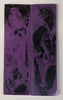 Acrylic Resin Amethyst & Black Knife Scales 1/4"x1 1/2"x5" (127 x 38 x 6.50 mm)